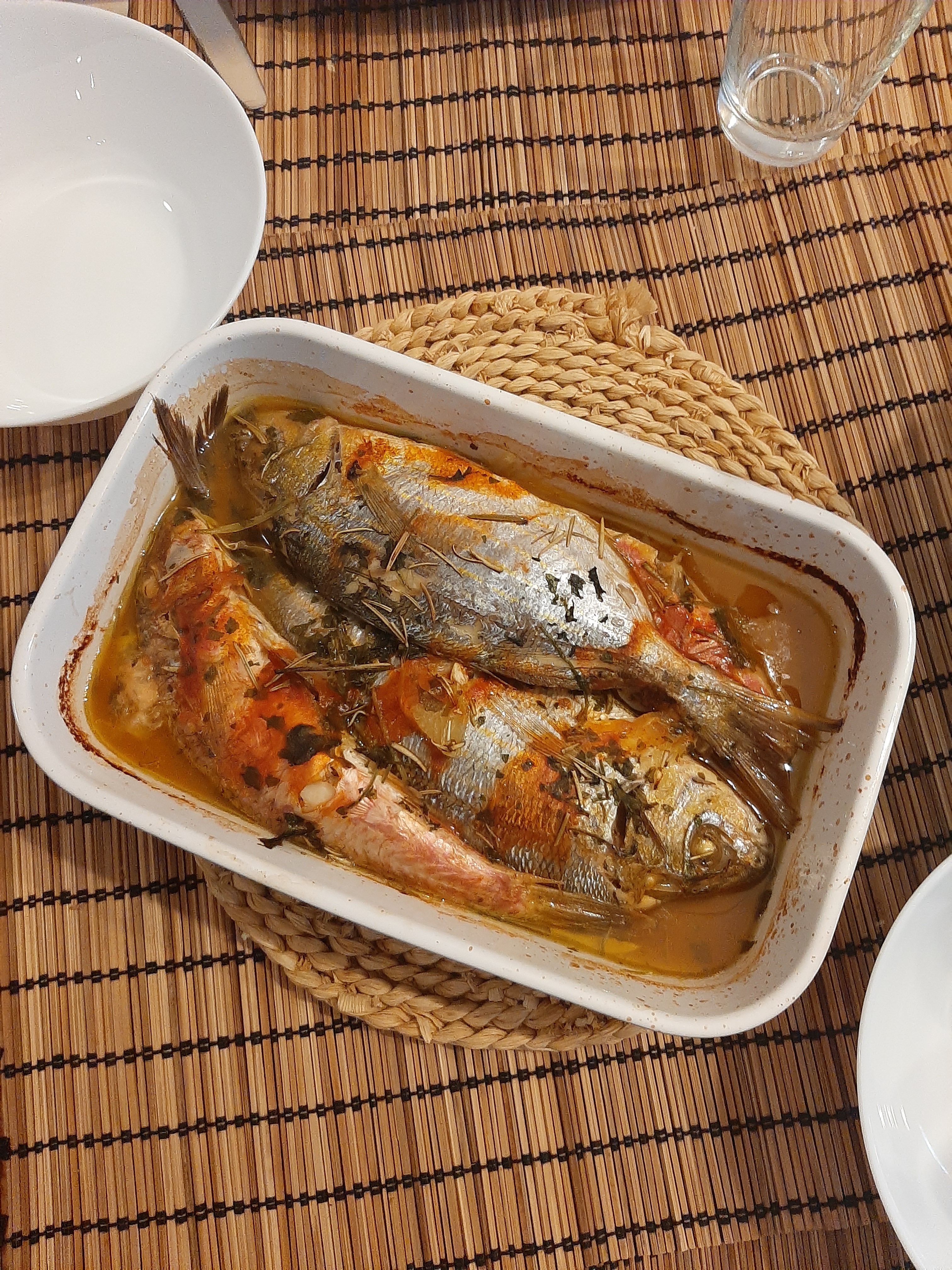 Dorade aus dem Backofen